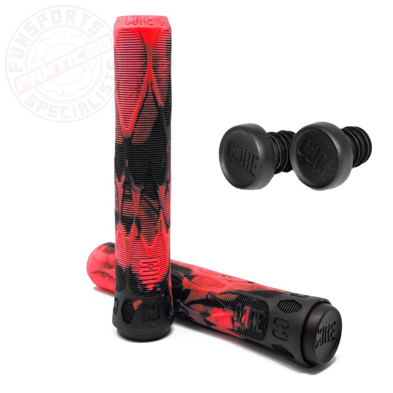 Core Pro Stunt-Scooter Griffe soft 170mm Lava (Schwarz/Rot)