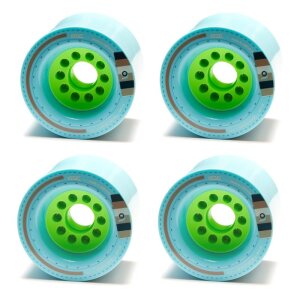 Orangatang Kegel Longboard Rollen 80mm 77a (4erSet) blau