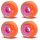 Orangatang Skiff Rollen 62mm 80a (4erSet) orange