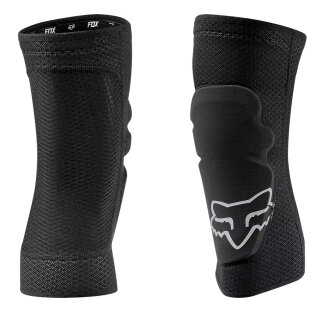 Fox Enduro Knee Sleeve Knieschoner schwarz / Logo weiss S