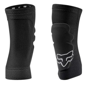 Fox Enduro Knee Sleeve Knieschoner schwarz / Logo weiss S