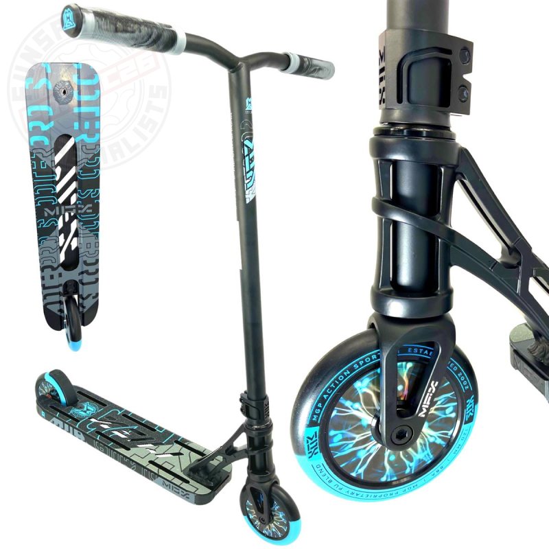 Madd Gear MGX Pro Complete Scooter Black Blue 