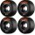 Mini Logo C-Cut Skateboard Rollen 53mm 101a schwarz