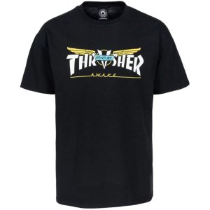 Thrasher T-Shirt Venture Collab schwarz