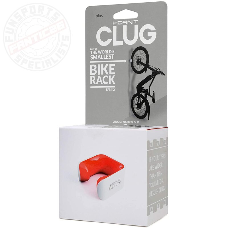 Hornit Clug Plus XXL Fahrradhalterung 70-81mm/2,75-3,2'' weiß/orange