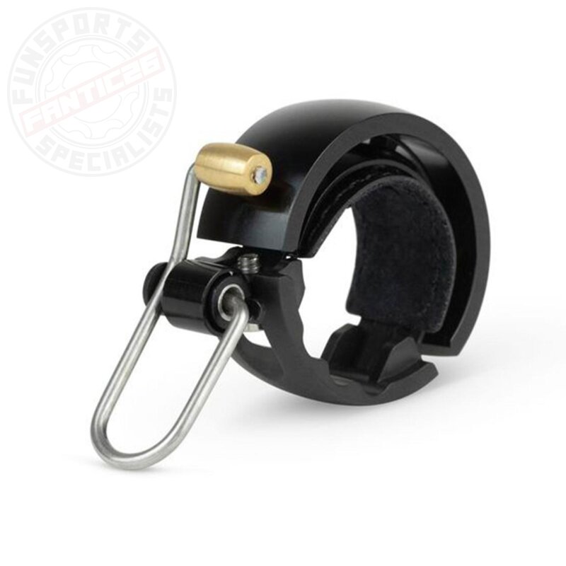 Knog Oi Luxe Fahrradklingel small 22,2mm Schwarz