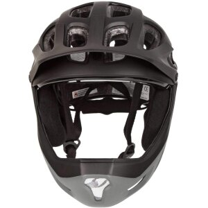 TSG Seek Youth FR Kinder Full Face Helm flow grau/schwarz XXS/XS (52-54cm)