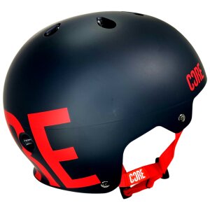 Core Street Stunt-Scooter Skate Dirt Helm Schwarz/Logo...