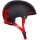 Core Street Stunt-Scooter Skate Dirt Helm Schwarz/Logo Rot S/M (55-58cm)