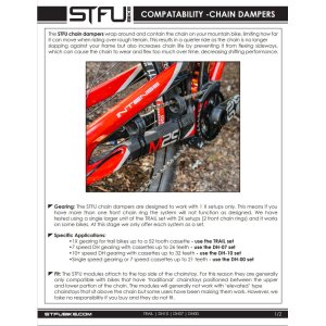 STFU Fahrrad MTB Kettenführung / Kettendämpfungssystem DH 10