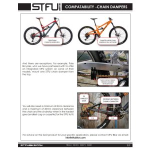 STFU Fahrrad MTB Kettenführung / Kettendämpfungssystem DH 10