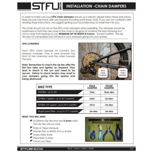 STFU Fahrrad MTB Kettenführung / Kettendämpfungssystem DH 10