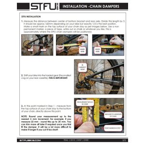 STFU Fahrrad MTB Kettenführung / Kettendämpfungssystem DH 10