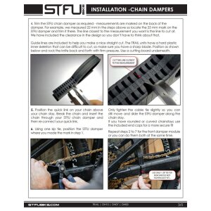 STFU Fahrrad MTB Kettenführung / Kettendämpfungssystem DH 10