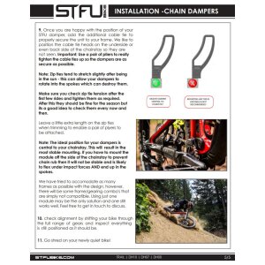 STFU Fahrrad MTB Kettenführung / Kettendämpfungssystem DH 10