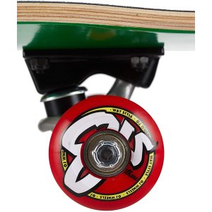 Santa Cruz Classic Dot Skateboard 7,80 x 31 gr&uuml;n/rot