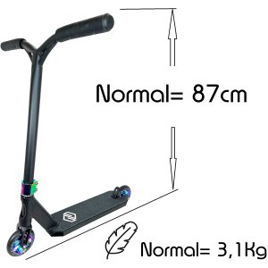 Striker Lux Stunt-Scooter H=87cm 3,1kg schwarz/ Neochrom