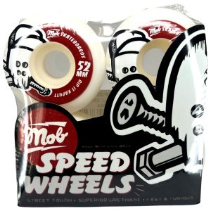 MOB Wheels Skateboard-Rollen SKULL SOFT 88A 52mm (4er Set)