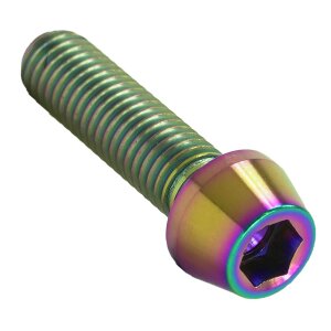 Titan M8x30 Schraube DIN912 konisch Neochrom