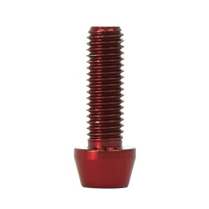 Titan M8x25 Schraube DIN912 konisch rot