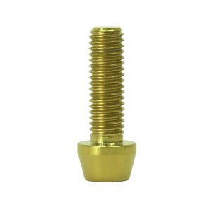 Titan M8x25 Schraube DIN912 konisch gold