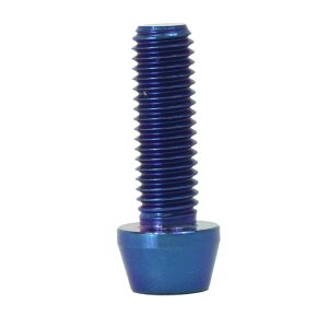 Titan M8x25 Schraube DIN912 konisch blau