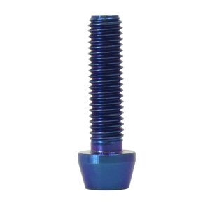Titan M8x30 Schraube DIN912 konisch blau