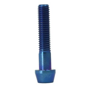 Titan M8x40 Schraube DIN912 konisch blau