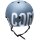 Core Street Stunt-Scooter Skate Dirt Helm Grau/Logo Weiß S/M (55-58cm)