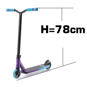 Blunt One S3 Stunt-Scooter H=78 Lila/Türkis