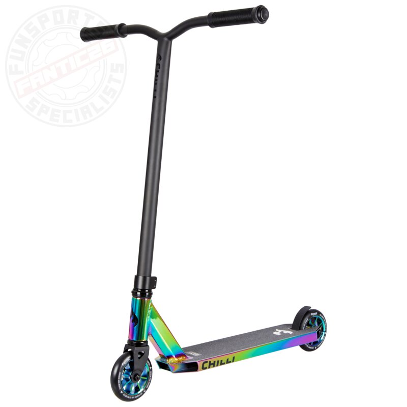 Chilli Pro Base Rocky Stunt-scooter H=82cm neochrome + Kabelschloss