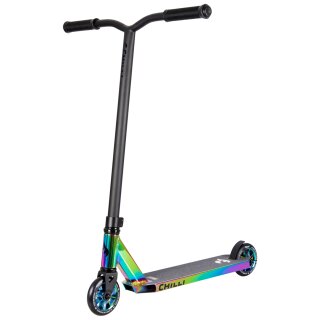 Chilli Pro Base Rocky Stunt-scooter H=82cm neochrome + Kabelschloss