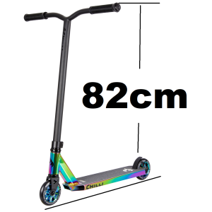 Chilli Pro Base Rocky Stunt-scooter H=82cm neochrome + Kabelschloss