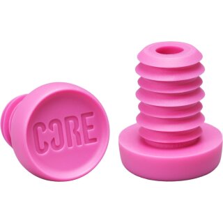 Core Barends Plugs Stunt-Scooter / BMX Stahl / Titan Lenker-Stopfen (1 Paar) Pink