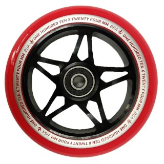 Blunt Stunt-Scooter Rolle One S3 110mm Schwarz/PU  Rot