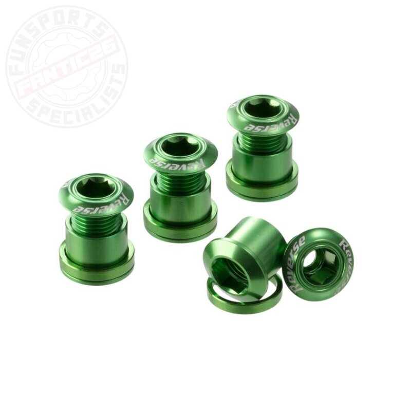 Reverse Kettenblattschrauben (4er Set) 7mm Grün