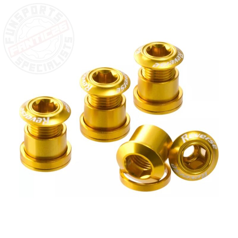 Reverse Kettenblattschrauben (4er Set) 7mm Gold