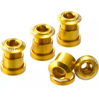 Reverse Kettenblattschrauben (4er Set) 7mm Gold