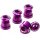 Reverse Kettenblattschrauben (4er Set) 7mm Lila