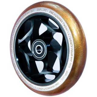 Blunt Gap Core Stunt-Scooter Wheel 120 mm schwarz/PU gold
