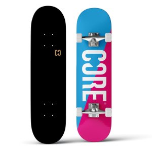 Core C2 Split Skateboard 7,75x31 Pink/Blau