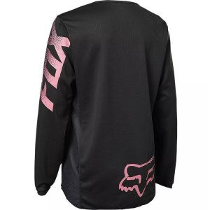 Fox Blackout Frauen-Jersey Schwarz/Pink M