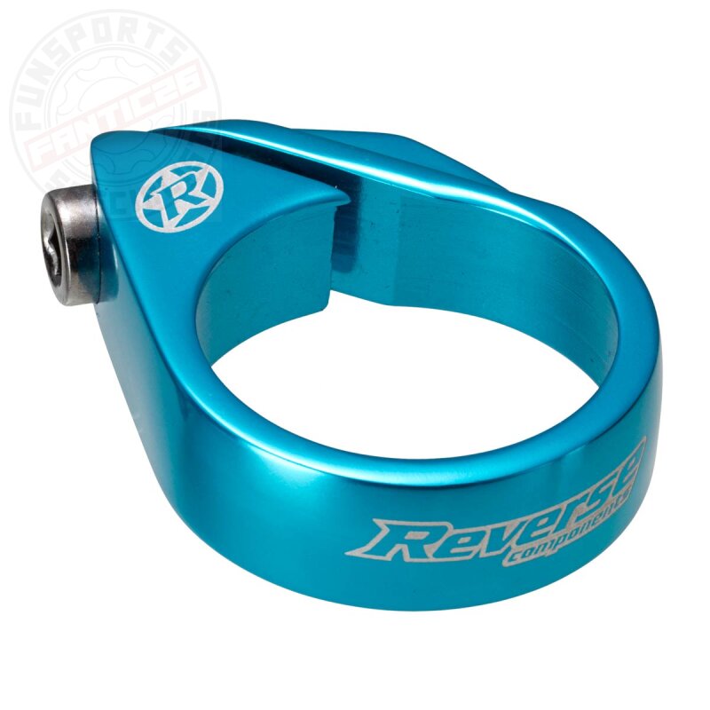 Reverse Alu Sattelstützen Bolt Klemme 34,9mm'' hell blau