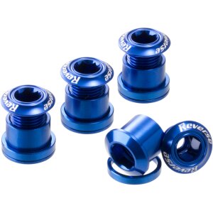 Reverse Kettenblattschrauben (4er Set) 7mm Blau