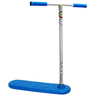 Indo PRO Trampolin Stunt-Scooter Trick Trainer H=79cm  PRO Blau