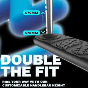 Indo Kickstarter Trampolin Stunt-Scooter Trick Trainer 570-670 H=62-72cm