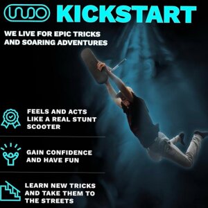 Indo Kickstarter Trampolin Stunt-Scooter Trick Trainer 570-670 H=62-72cm