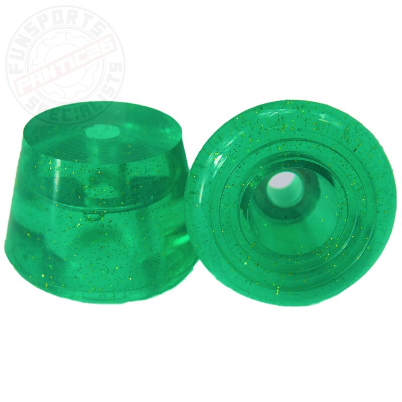 BTFL Rollschuh Stopper (Paar) grün glitter