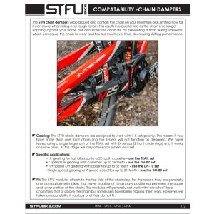 STFU Fahrrad MTB Kettenführung Kettendämpfungssystem DH 07