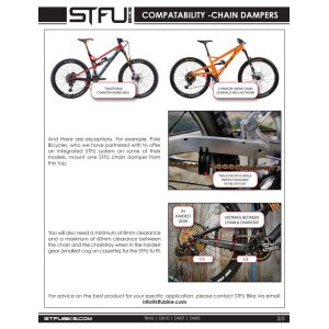STFU Fahrrad MTB Kettenführung Kettendämpfungssystem DH 07